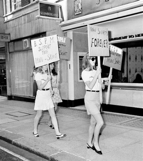 mini skirt protest.